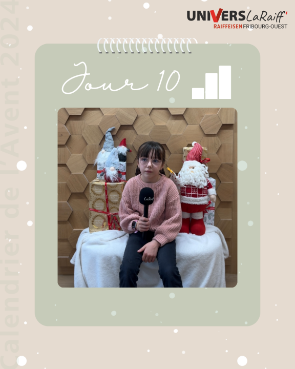 Calendrier de l'Avent 2024 - Gagnant(e) du Jour 10