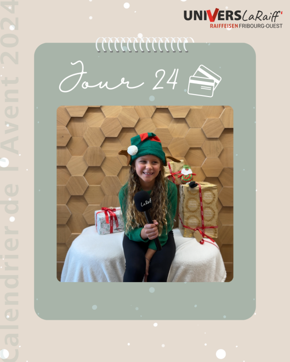 Calendrier de l'Avent 2024 - Gagnant(e) du Jour 24