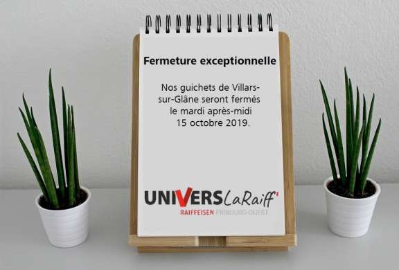 Fermeture des guichets